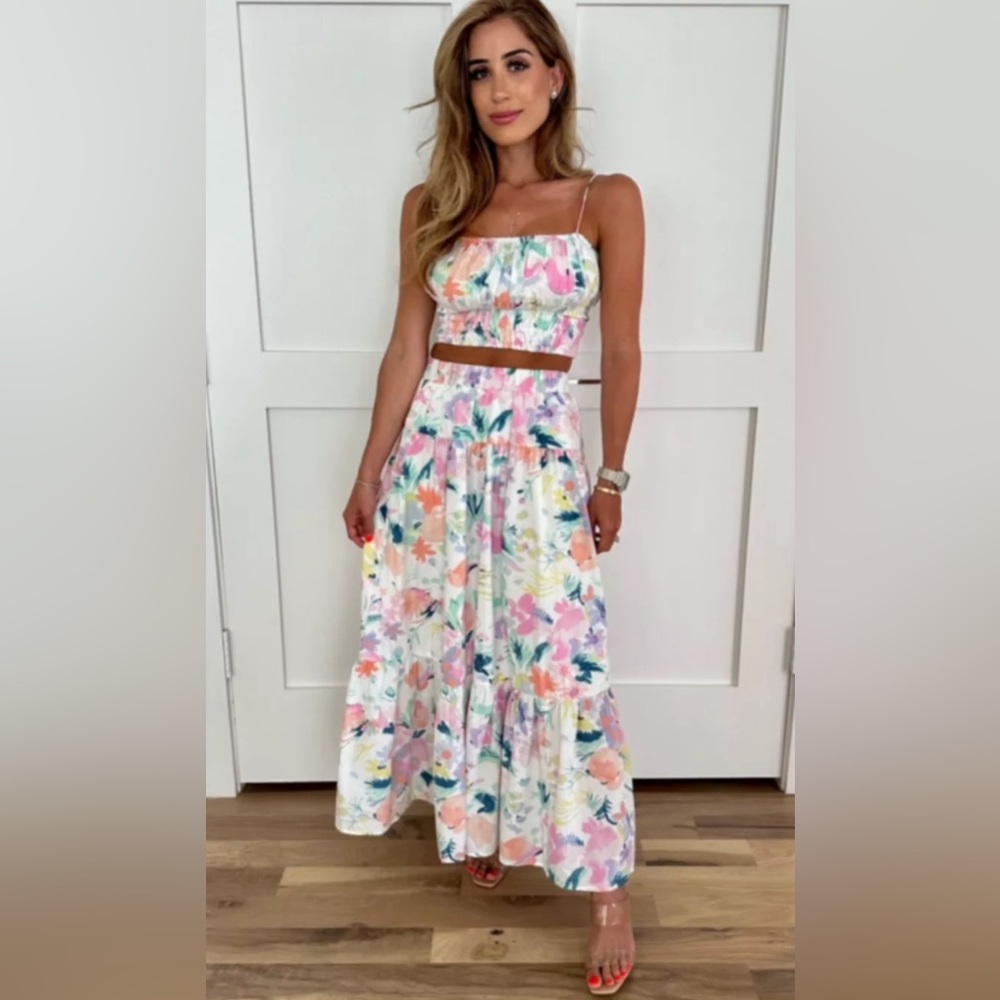 Abercrombie & Fitch Krilo 'PRIDE' Floral Skirt Set